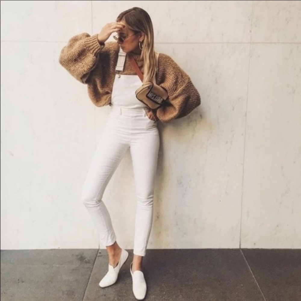 WeWoreWhat High Rise Skinny Overalls